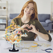 Load image into Gallery viewer, 3D Metal Puzzle The Moon Rose Assembly Model Kits DIY Set Valentine's Day Gifts Jigsaw Kids Toy Home Decoration