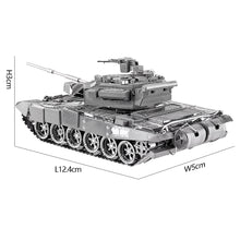 Load image into Gallery viewer, 3D Metal Puzzles T-90A Tank Teenage Toys Brain Teaser DIY Building Kits for Adults