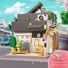 Load image into Gallery viewer, 1116Pcs LED City Japanese Style Summer Restaurant Coffee House Building Blocks Friends Light Shop Bricks Toys For Kids Gift