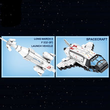 Load image into Gallery viewer, 8-in-1 Space Rocket Building Blocks Aerospace Station Airship Model Assemble DIY Educational Toys STEM Gifts Children