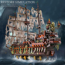 Load image into Gallery viewer, Pirate Ship Building Blocks Flying Dutchmans Boat Construction Kit for Adults Kids Bricks Toys
