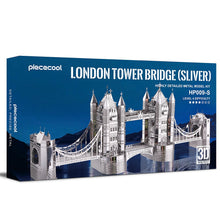 Load image into Gallery viewer, 3D Metal Puzzle London Tower Bridge DIY Building Kit Toys for Teens Jigsaw Gifts