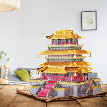 Load image into Gallery viewer, 3D Metal Puzzles GUANQUE TOWER Building Kits Model Kits DIY for Adult Teen Brain Teaser Best Gifts