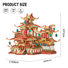 Load image into Gallery viewer, 3D Metal Puzzle Yihong Garden Model Kits DIY Building Kit for Adult Jigsaw Toy Best Birthday Gift for Teens