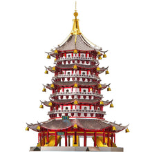 Load image into Gallery viewer, 3D Metal Puzzle Model Building Kits,Leifeng Pagoda DIY Assemble Jigsaw Toy ,Christmas Birthday Gifts for Adults Kids