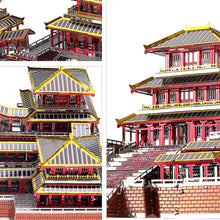 Load image into Gallery viewer, 3D Metal Epang Palace Building Kits DIY Model Kits for Adult Teen Toys Chinese Architecture Brain Tease