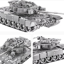 Load image into Gallery viewer, 3D Metal Puzzles T-90A Tank Teenage Toys Brain Teaser DIY Building Kits for Adults