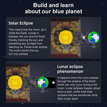 Load image into Gallery viewer, 865PCS City Solar System Earth and Sun Clock Building Blocks Science Experiment Education Bricks Toys Boys Gifts