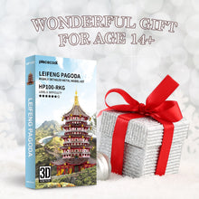 Load image into Gallery viewer, 3D Metal Puzzle Model Building Kits,Leifeng Pagoda DIY Assemble Jigsaw Toy ,Christmas Birthday Gifts for Adults Kids