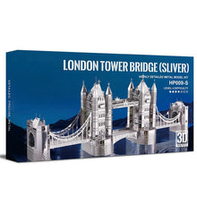 Load image into Gallery viewer, 3D Metal Puzzle -London Tower Bridge Jigsaw Toy ,Model Building Kits Christmas and Birthday Gifts for Adults Kids