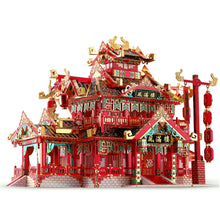 Load image into Gallery viewer, 3D Metal Puzzle -Restaurant DIY Assemble Jigsaw Toy ,Model Building Kits Christmas and Birthday Gifts for Adults Kids