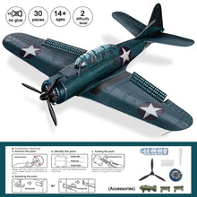 Load image into Gallery viewer, 3D Metal Puzzle Douglas SBD Dauntless Model Kits Jigsaw DIY Teens Toys Assembly Sets Best Gifts