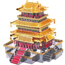 Load image into Gallery viewer, 3D Metal Puzzles GUANQUE TOWER Building Kits Model Kits DIY for Adult Teen Brain Teaser Best Gifts