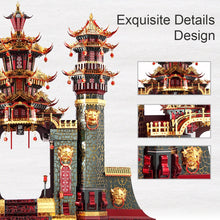 Load image into Gallery viewer, 3D Metal Puzzles Southern Gate Model Building Kits DIY Set Jigsaw Gifts for Kids Relaxtion