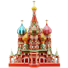Load image into Gallery viewer, 3D Metal Puzzle Model Building Kits-Saint Basil's Cathedral Jigsaw Toy ,Christmas Birthday Gifts for Adults Kids