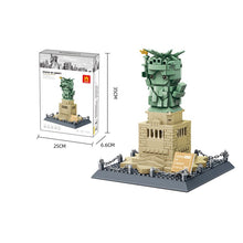 Load image into Gallery viewer, New York Statue of Liberty Mini Q Edition World Landmark Building Series Small Bricks DIY Assembled Toys Set for Kids