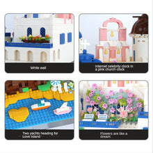 Load image into Gallery viewer, Bricks Block Building Toys Greek Santorini World Architecture City Street View Model DIY Kids Adults Toys 1372PCS