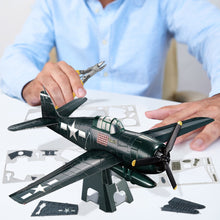 Load image into Gallery viewer, 3D Metal Puzzle GRUMMAN F6F HELLCAT Model Kits for Teens DIY Toy Jigsaw Birthday Gifts