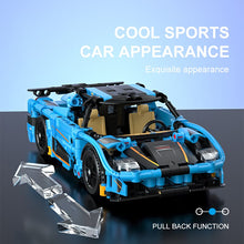 Load image into Gallery viewer, TECHNICAL Sports Car Building Blocks Pull Back Supercar Model Kits Bricks Gifts Car Toys For Boys Girls