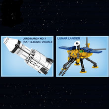 Load image into Gallery viewer, 8-in-1 Space Rocket Building Blocks Aerospace Station Airship Model Assemble DIY Educational Toys STEM Gifts Children