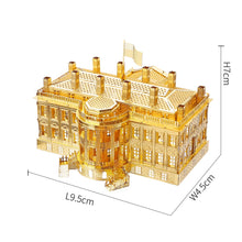 Load image into Gallery viewer, 3D Metal Puzzle The White House Model Building Kits Jigsaw for Teens DIY Kit Model Kits Best Gifts for Adult