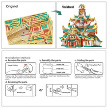 Load image into Gallery viewer, 3D Metal Puzzle Ancient Academy DIY Jigsaw Model Kits Building Kit for Teens Toys Birthday Gifts