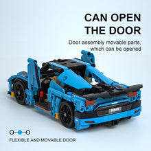 Load image into Gallery viewer, TECHNICAL Sports Car Building Blocks Pull Back Supercar Model Kits Bricks Gifts Car Toys For Boys Girls