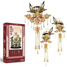 Load image into Gallery viewer, 3D Metal Puzzles Jewelry of the Imperial Palace Earing&Hairpin&Necklace Assembly Model Kits Home Decoration Jigsaw Toy