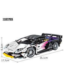 Load image into Gallery viewer, TECHNICAL 1337PCS 1:14 Sports Car Building Blocks STEM Remote Control Collectible Model Kits Supercar Bricks For Children