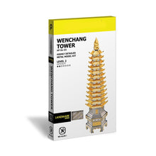 Load image into Gallery viewer, 3D Metal Puzzles WENCHANG Tower Building Kits for Adult DIY Model Kits Brain Teaser Toys Best Birthday Gift