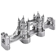 Load image into Gallery viewer, 3D Metal Puzzle London Tower Bridge DIY Building Kit Toys for Teens Jigsaw Gifts