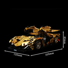 Load image into Gallery viewer, 1057PCS RC Super Car Remote Control Racing Car Building Blocks App-Controlled Hyper Car Sports Car Bricks DIY Gifts Toys