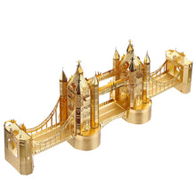 Load image into Gallery viewer, 3D Metal Puzzle London Tower Bridge DIY Building Kit Toys for Teens Jigsaw Gifts