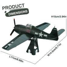 Load image into Gallery viewer, 3D Metal Puzzle GRUMMAN F6F HELLCAT Model Kits for Teens DIY Toy Jigsaw Birthday Gifts