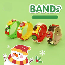Load image into Gallery viewer, Building Blocks Bracelet Toys Cartoon Christmas Silicone Wristband DIY Dots Brick Bracelet Gift for Children Girls Boys