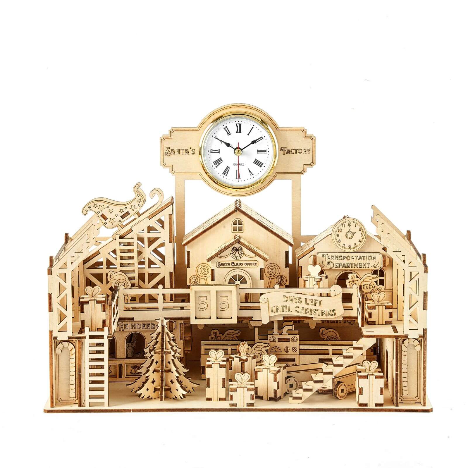 3d wooden puzzles Santa's Factory – bennama