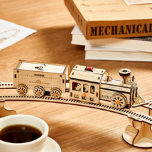 Load image into Gallery viewer, 3D Wooden Puzzles Electric Track Train
