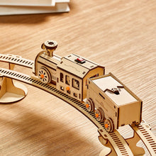 Load image into Gallery viewer, 3D Wooden Puzzles Electric Track Train
