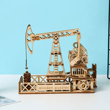 Load image into Gallery viewer, 3D Wooden Puzzles Sport Oilfield Oil Pump
