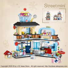 Load image into Gallery viewer, Mini Building Blocks Japanese Mini Street View folding food street Octopus barbecue ice shop assembly building block toys

