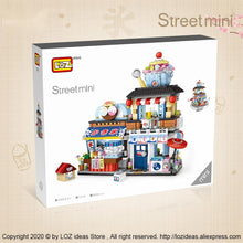 Load image into Gallery viewer, Mini Building Blocks Japanese Mini Street View folding food street Octopus barbecue ice shop assembly building block toys
