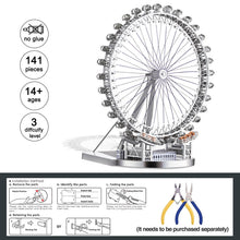 Load image into Gallery viewer, 3D Metal Puzzle-Home Decoration London Eye DIY Jigsaw Model Building KitsToy For Teens And Adults
