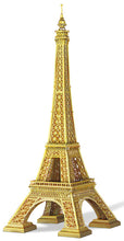 Load image into Gallery viewer, 3D Metal Puzzles Eiffel Tower 8.66inch Model Building Kits DIY Jigsaw Gifts for Teen(Height:22cm)
