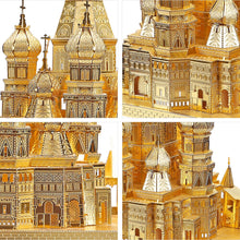 Load image into Gallery viewer, 3D Metal Puzzles Saint Basil’s Cathedral Assembly Model Kits for Adult DIY Birthday Gifts
