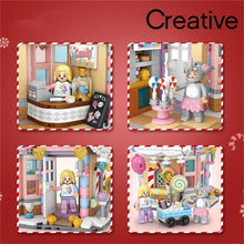 Load image into Gallery viewer, Candy House Children&#39;s Building Model Decoration Building Blocks Assembled Toys Puzzle Boys and Girls Birthday Gifts
