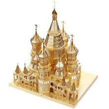 Load image into Gallery viewer, 3D Metal Puzzles Saint Basil’s Cathedral Assembly Model Kits for Adult DIY Birthday Gifts
