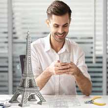Load image into Gallery viewer, 3D Metal Puzzles Eiffel Tower 8.66inch Model Building Kits DIY Jigsaw Gifts for Teen(Height:22cm)
