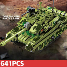 Load image into Gallery viewer, Military 641PCS Main Battle Tank Bricks Heavy Armed Weapon Building Blocks Collectible Display For Children Adults
