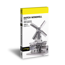Load image into Gallery viewer, 3D Metal Puzzles DIY Dutch Windmill Model Kits for Teens Hobbies Toys Great Gifts-89 Pcs
