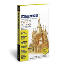 Load image into Gallery viewer, 3D Metal Puzzles Saint Basil’s Cathedral Assembly Model Kits for Adult DIY Birthday Gifts
